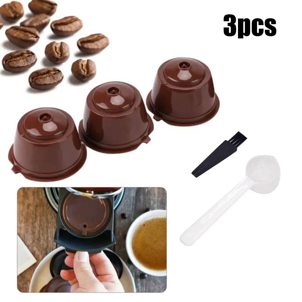 

3pcs/Set Refillable Dolce Gusto Coffee Capsule Nescafe Dolce Gusto Reusable Capsule Capsules Dolce Gusto Refill 200 Times