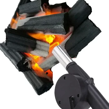 Hand-Crank BBQ Air Blower Fire Starter 1