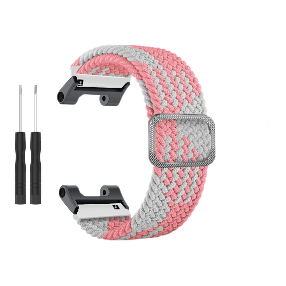 Breathable Nylon Adjustable Wristband - Soft Elastic Bracelet for Smart Watch Accessories