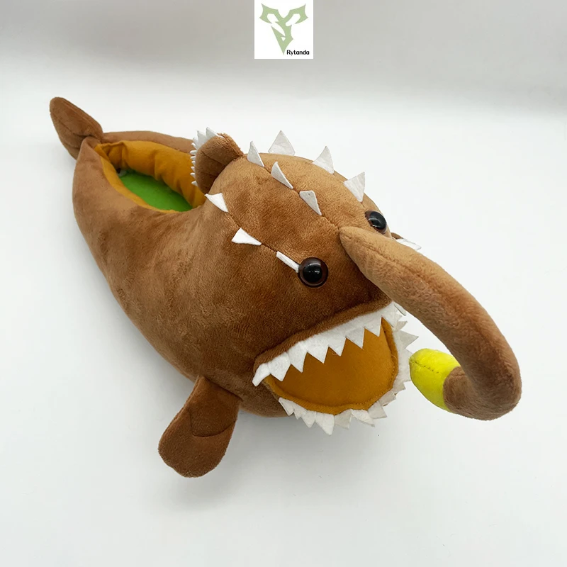 New Lantern Fish Plush Slipper Simulation Monkfish Lophiiformes Indoor House Shoes Warm Plush Slipper Women Men Christmas Gifts 2