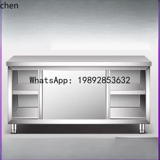 ตู้เก็บของสแตนเลสแบบเลื่อนสำหรับงานครัวเชิงพาณิชย์ 4