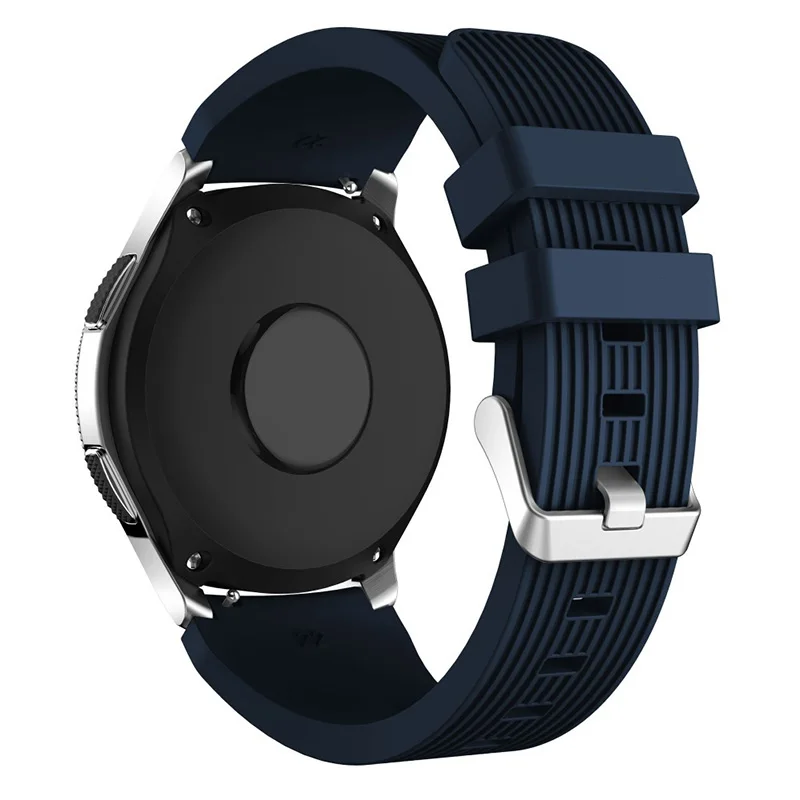 삼성 46mm/갤럭시 Watch3 45mm/기어 S3 프론티어, 화웨이용 스포츠 시계 밴드와 호환되는 20mm 22mm 실리콘 시계 스트랩