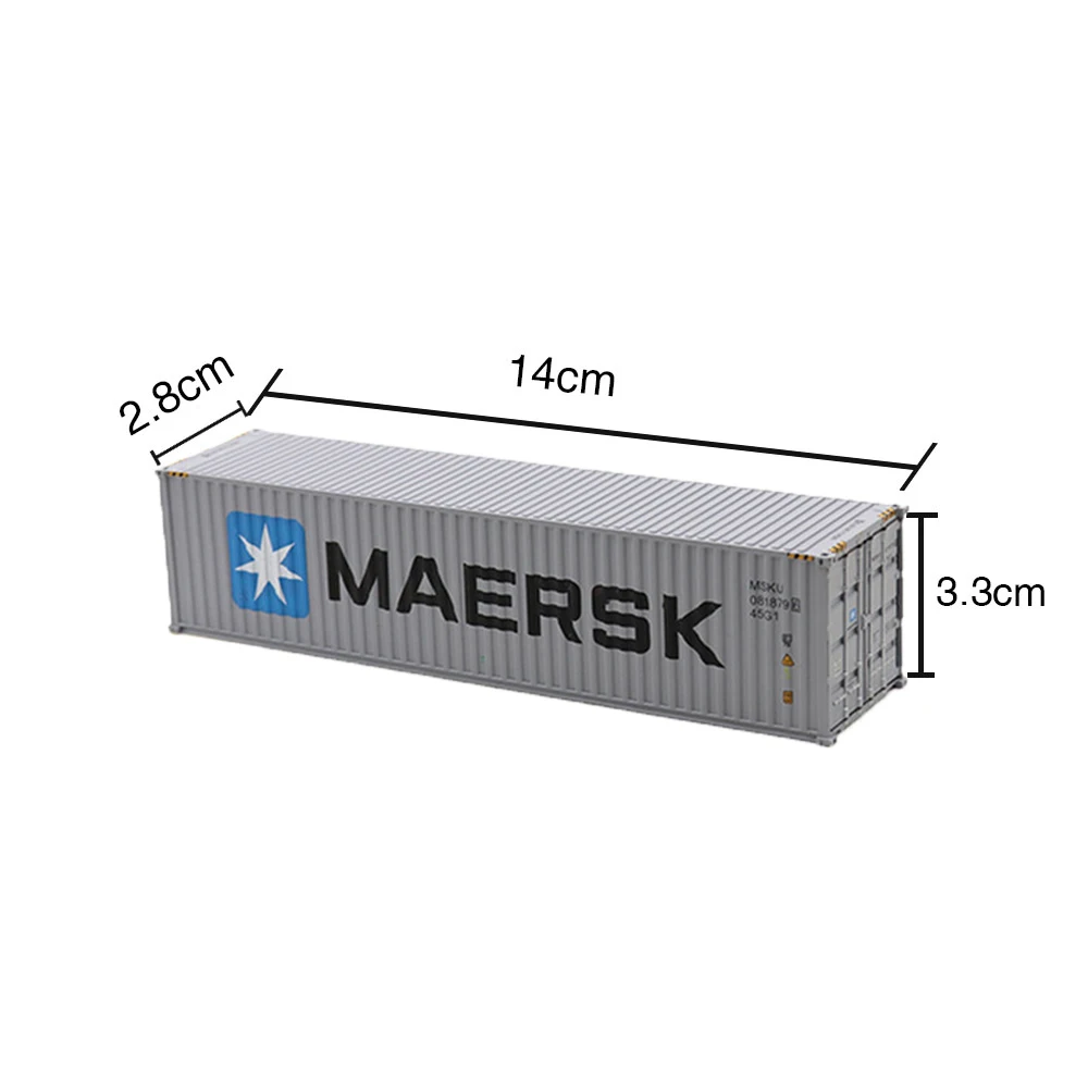 HO Scale (1:87) 40ft High-Cube Shipping Container Model – Pre-Painted, Ready For Your Model Railway