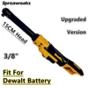 Upgraded Extended Electric Ratchet Wrench 3/8" Removal Screw Nut 220N.m Cordless Driver Power Tools For Dewalt 20V Battery 1