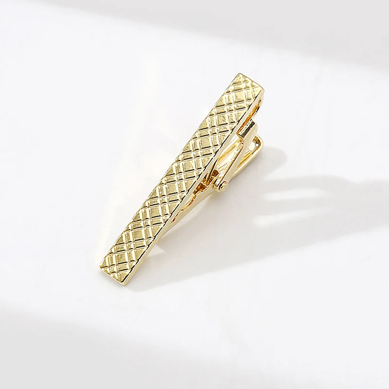 Tie Clip Fashion 1PC 4.5CM Simple Metal Tie Clip for Men Wedding Necktie Tie Clasp Clip Gentleman Bar Pin Men Shirt Jewelry Gift