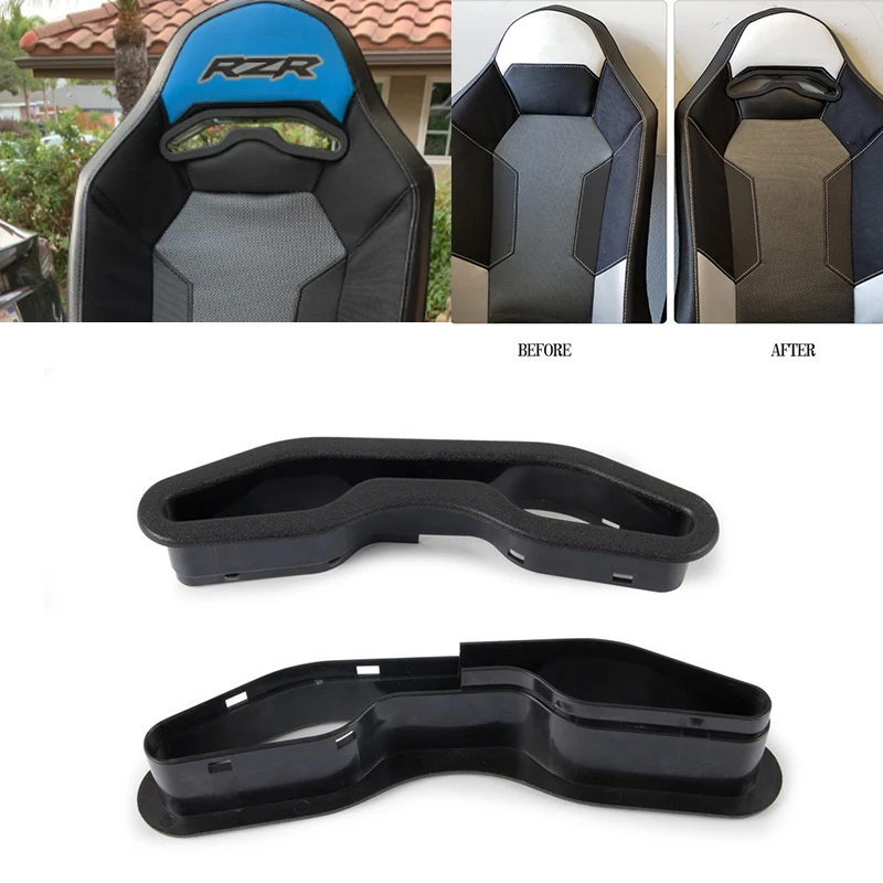 2pcsATVUTVseatHarnessseatPassThroughBezelForPolarisRZR900