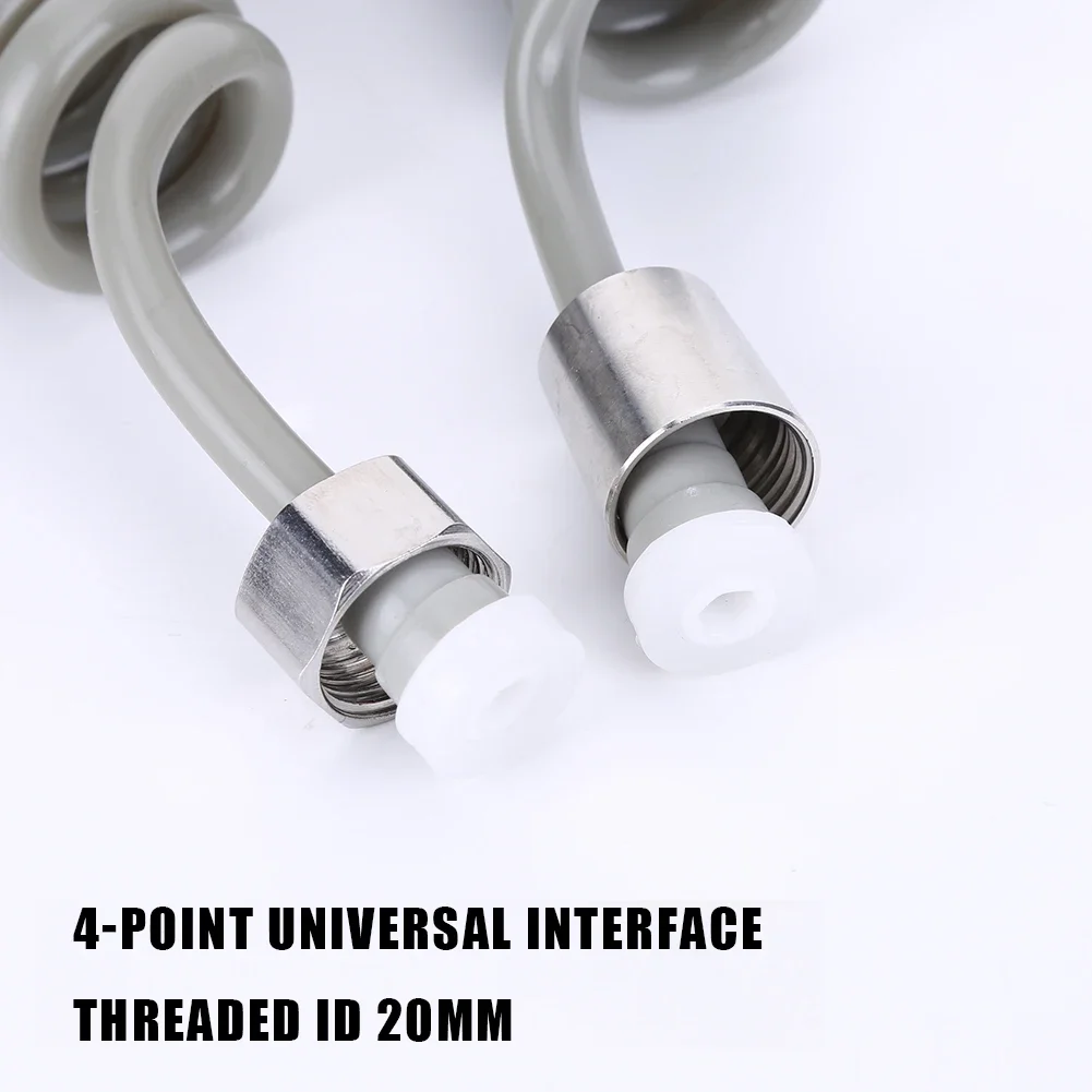 2/3/4 Meters Spring Shower Hose Flexible Connect Pipe Plastic Soft Hose Tube Anti-wrap for Bathroom Water Toilet Bidet Sprayer