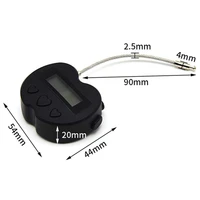 Умный таймер с ЖК-дисплеем, водонепроницаемый временной замок с USB-зарядкой, для путешествий, электронный — изображение 4