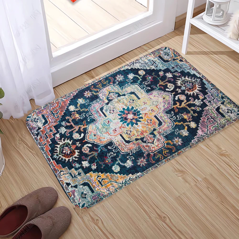 Carpets Boho Style Things to the Room Rug Mat Bathroom Foot Mat for Hallway on the Floor Cute Carpet for Home Entrance Bath Mats 2