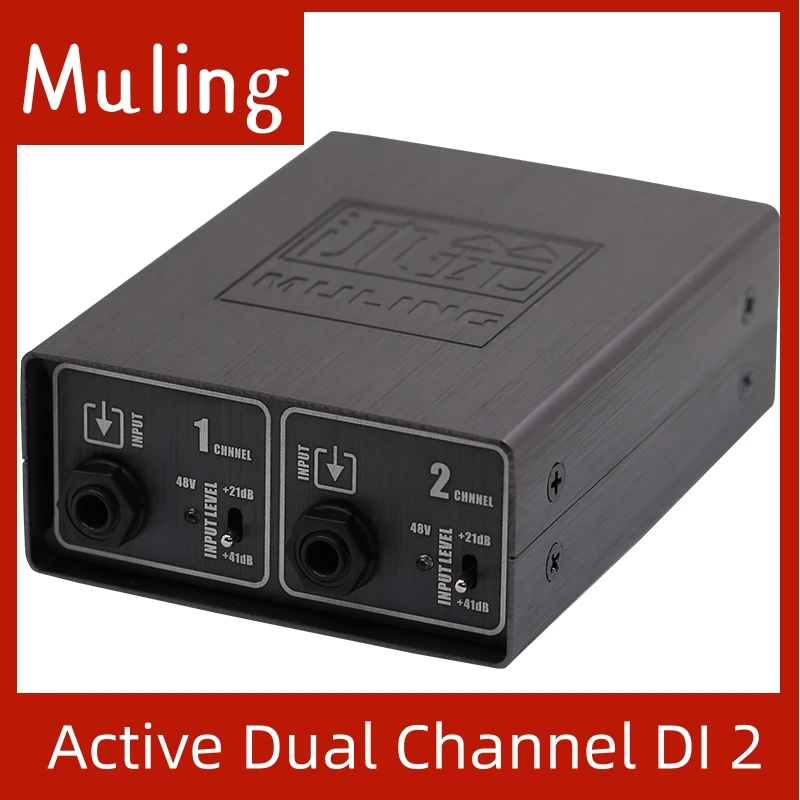 

Muling Active Dual Channel DI 2 Electric for Guitar/Bass/Keyboard Effector