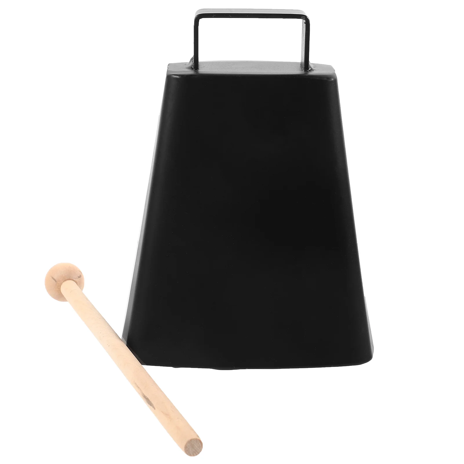 

Metal Cowbell Percussion Instrument Small Cowbell with Mallet Stick for Stage Performance Practice