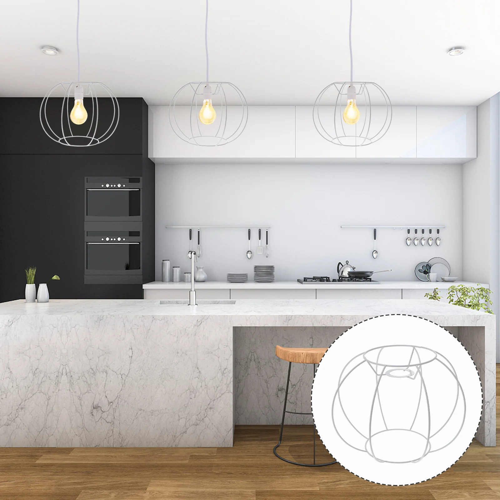 

1 шт. железная рама фонаря, абажур «сделай сам», рамка, подвесной светильник, кронштейн, аксессуары