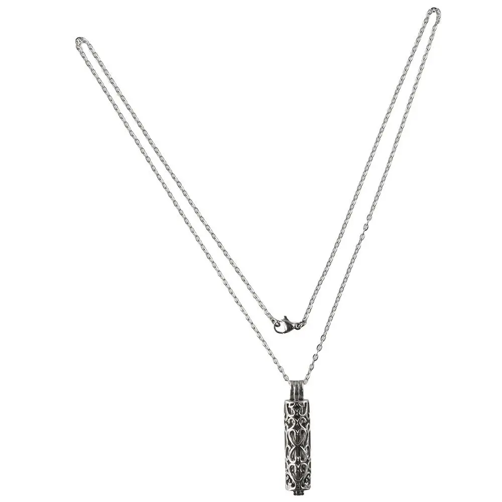 Urn-Crematie-as hanger van glas inclusief snake chain ketting én Urn-Crematie-as hanger van glas inclusief snake chain ketting én