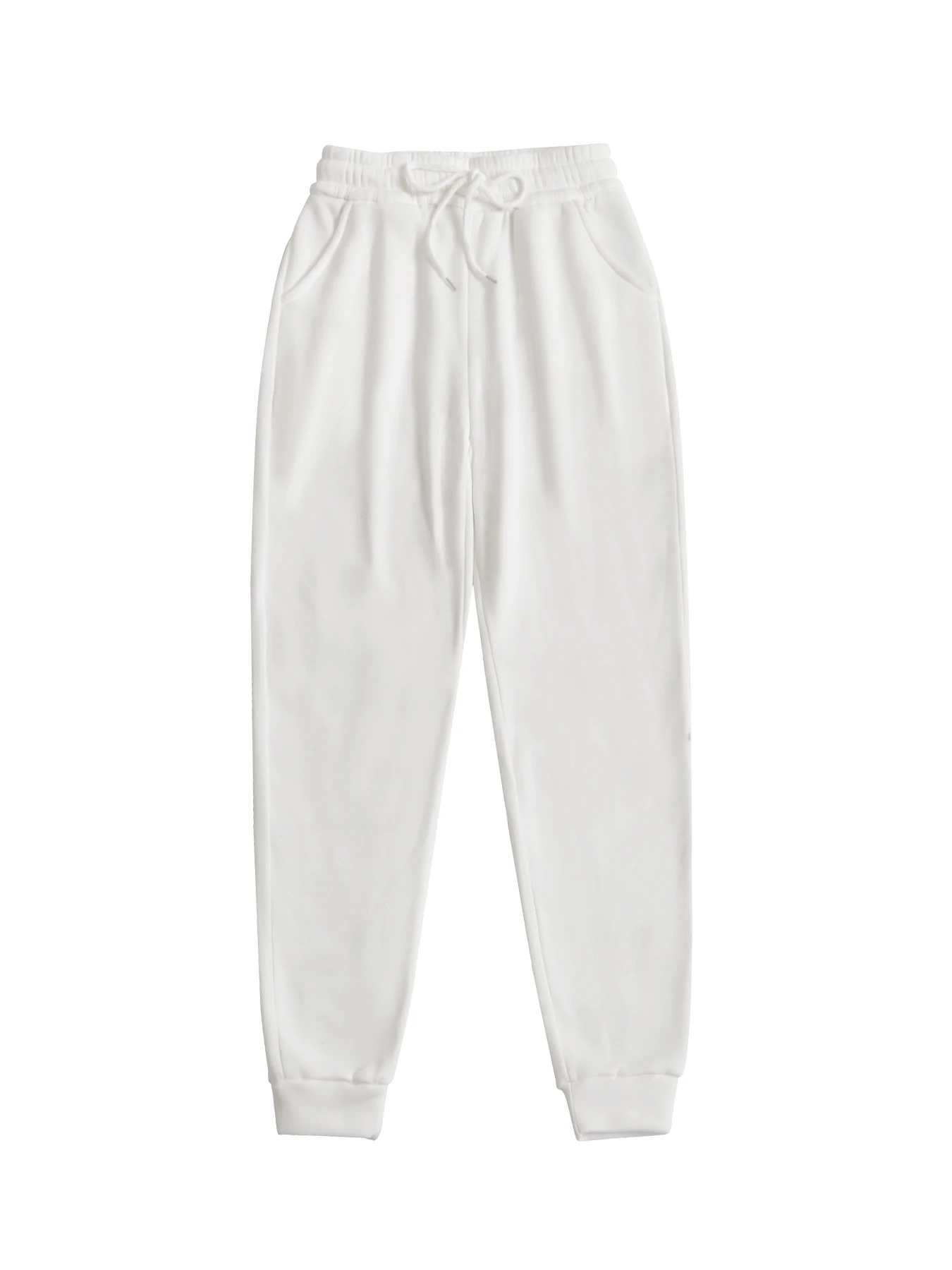 Men's sportswear Set cotton solid color breathable short-sleeved loose comfortable sweatpants casual fashion couple clothes