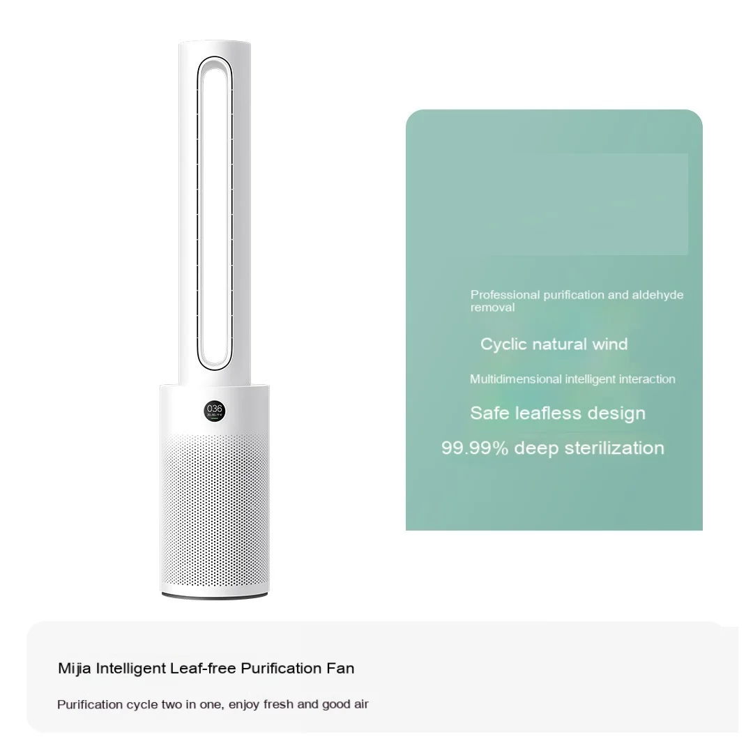 Xiaomi Mijia Smart Leafless Purification Fan Air Purifier Bladeless Fan  2in1 Circulating Natural Wind Work With Mi Home App - AliExpress