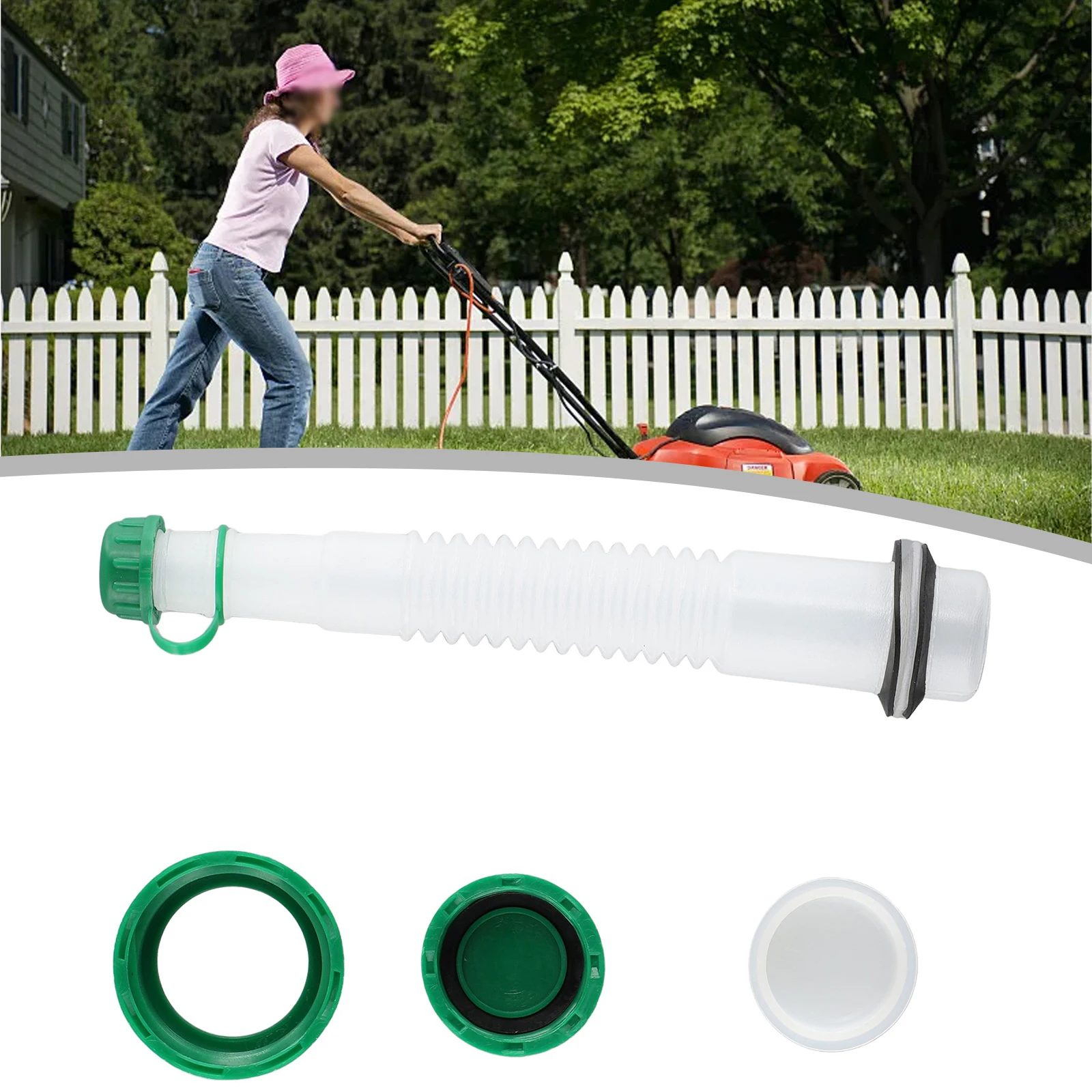 

With Cap Fuel Spout Kit Replacement Spare Parts Spout Stopper Vent Cap Accessories For Jerry For Rubbermaid Fuel Mix