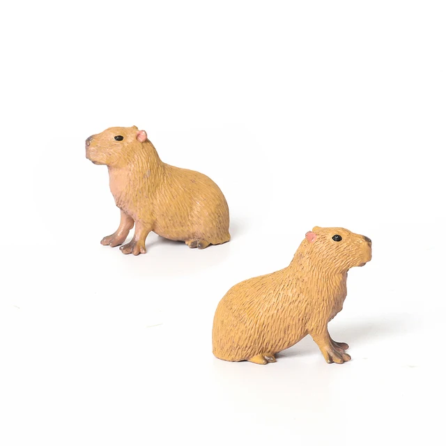 Modello di animali scultura in miniatura di capibara per regalo di