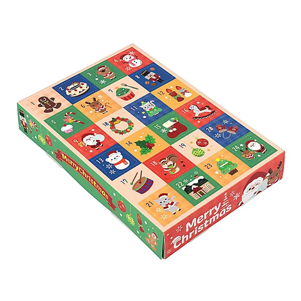 Description Picture 6 of itemEmpty Advent Countdown Calendar 5X Count Down To Christmas Advent Calendar Fillable Holiday Candy Box For Festive Atmosphere For