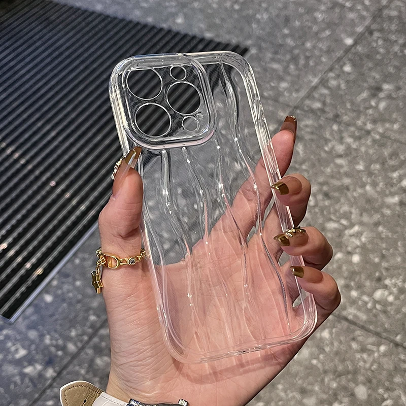Simple Fashion Wave Lines iPhone Case