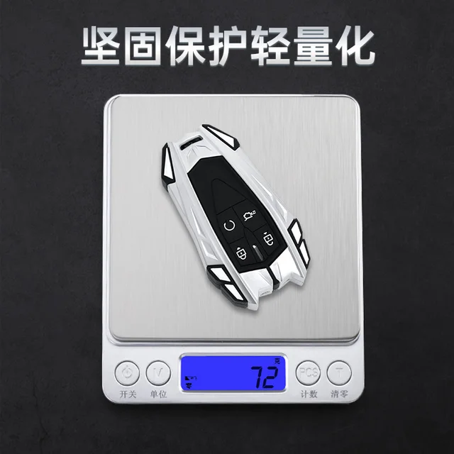 Car Key Case Full Cover Silica Gel Shell For Changan Cs35plus Cs55plus Cs75plus 2019-2020 Protection Galvanized Alloy - - Racext™️ - - Racext 3