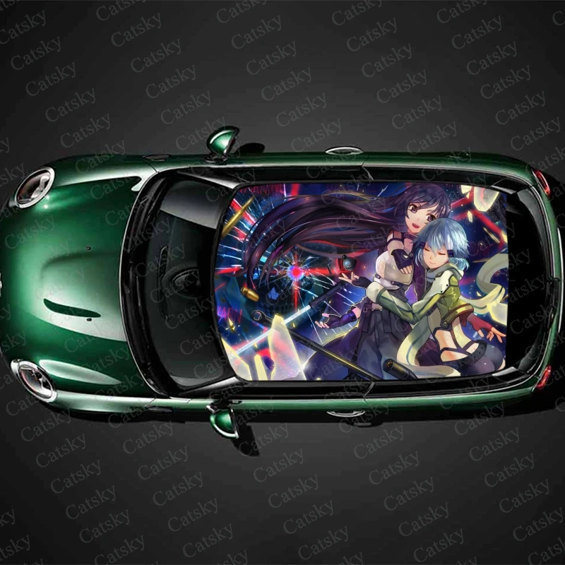 

Sword Art Online anime Car stickers decals car roof sunroof decoration stickers vinyl wrap modified itache car stickers decals