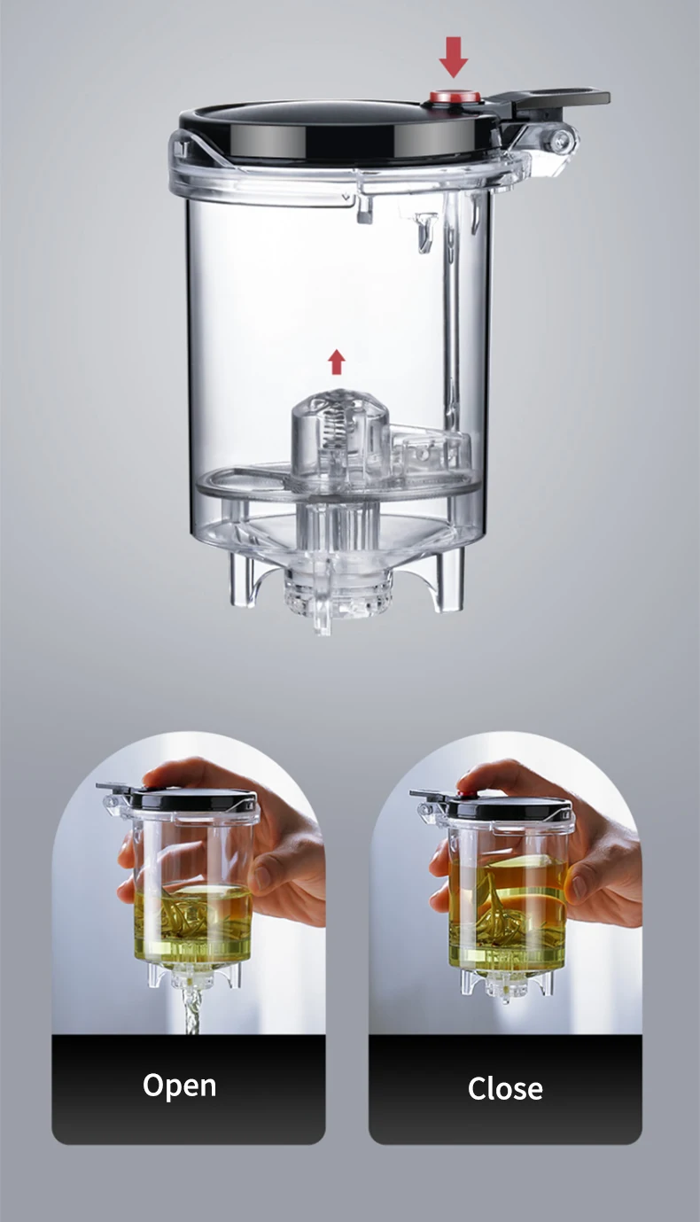 Description Picture 5 of itemGIANXI Tea Pots Heat Resistant Glass Tea Pot Tea Infuser Chinese Tea Set Kettle Coffee Glass Maker Convenient Office Tea Sets