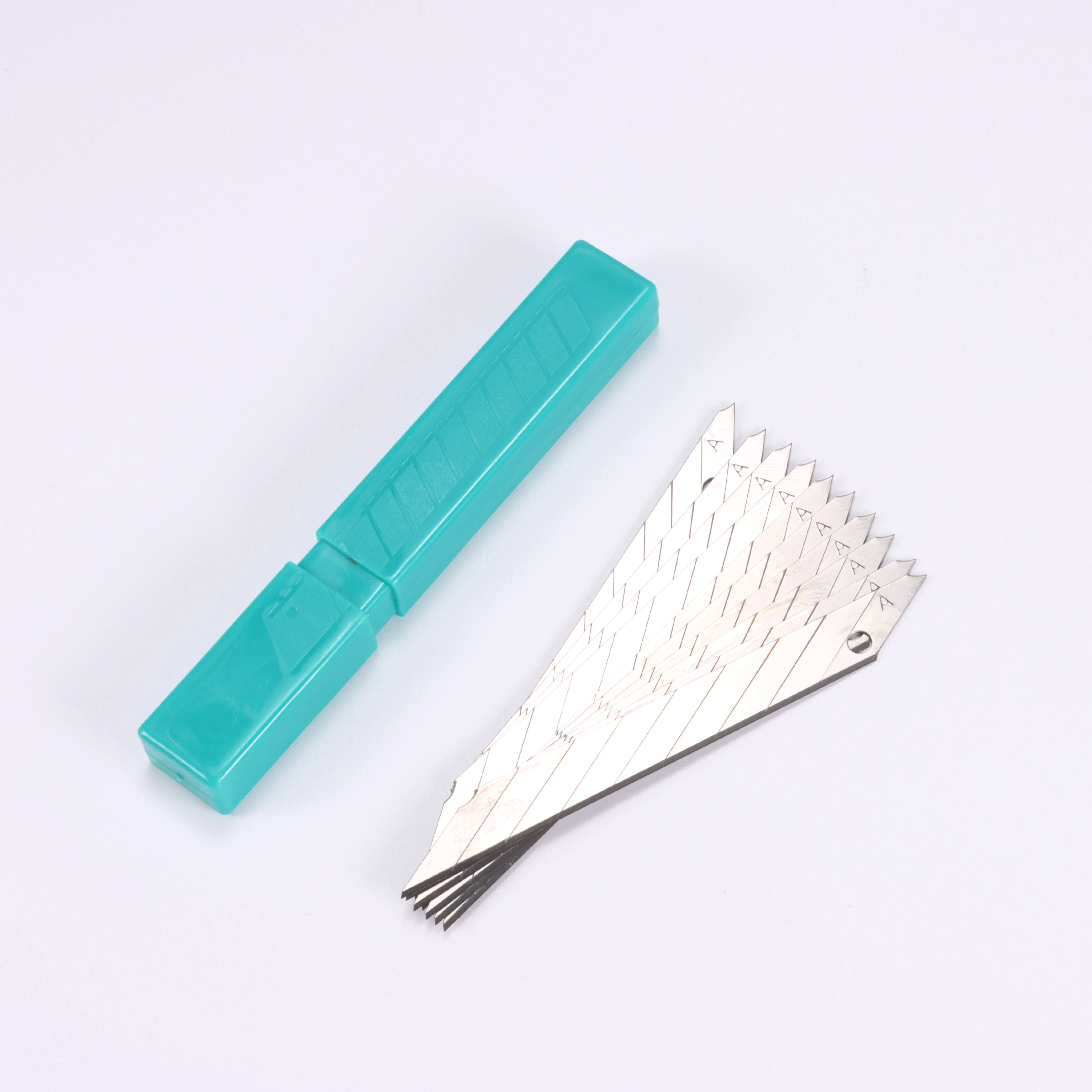 10 PCS 사무용품 30도 유틸리티 나이프 리필 블레이드 합금강 교체 블레이드 커팅 블레이드 나이프