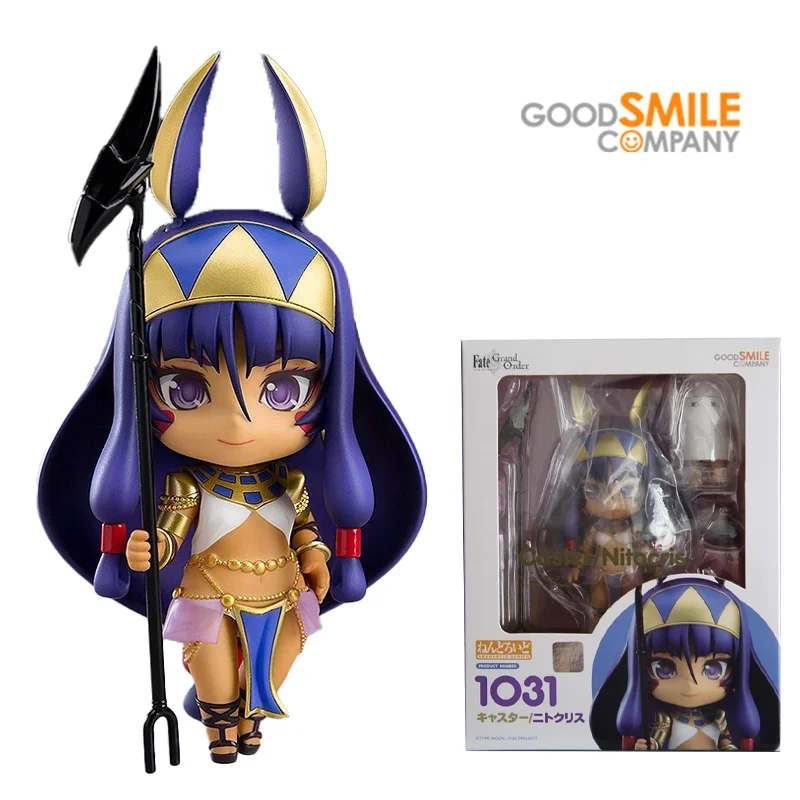 

ПВХ экшн-фигурка ГСК хорошая улыбка NENDOROID 1031 Нитокрис Фараон Fate FGO аниме модель игрушки Коллекционная кукла оригинальный подарок