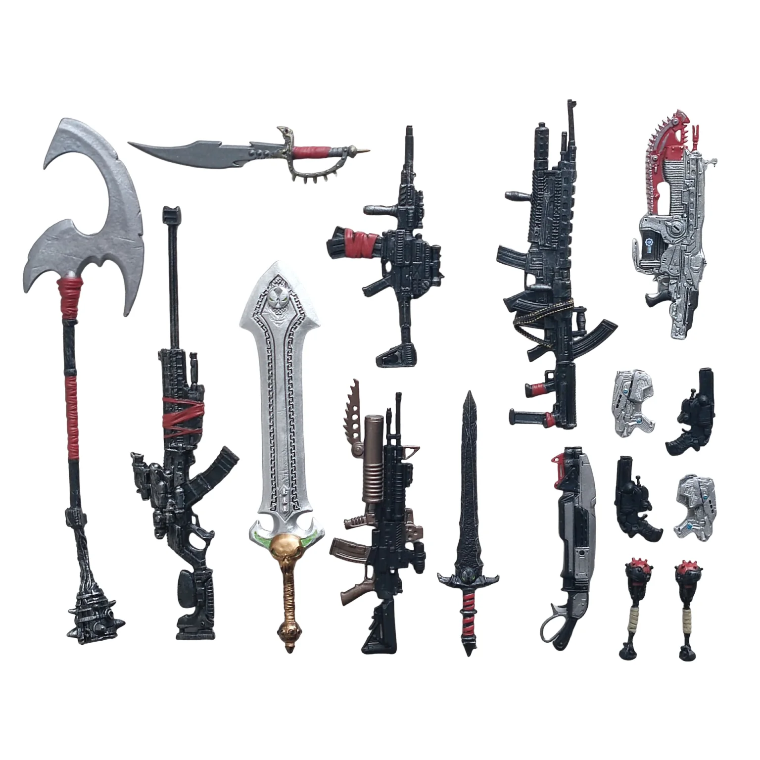 Accessori Per Action Figures McFarlane – 17 Pezzi Armi E Pistole – Deluxe Pack X2
