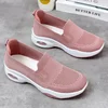 Women Casual Flat Breathable Knitted Sneakers Spring Autumn Sports Tennis Shoes Woman Fashion Slip on Soft Bottom Walking Shoes 5