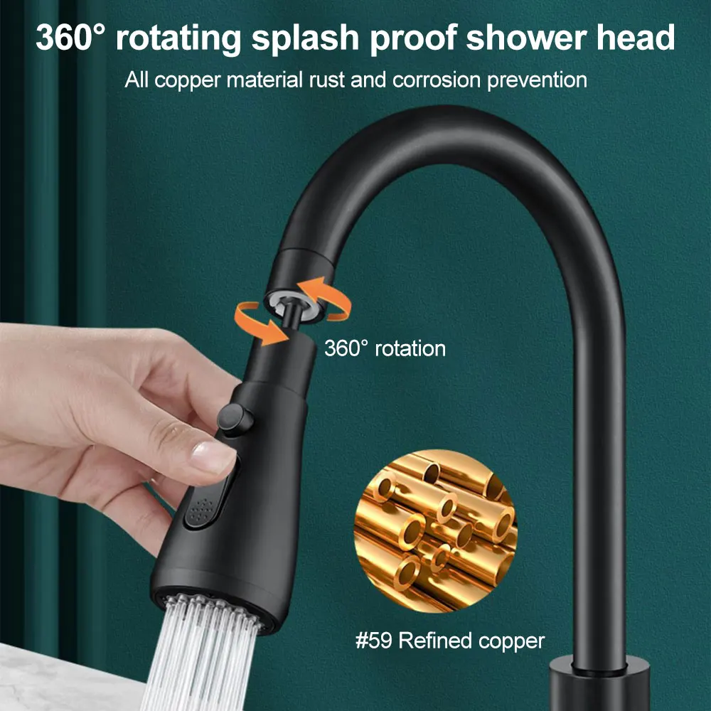 Kitchen Extension Faucet Splash Proof Head Vegetable Basin Universal Extension Faucet Adapter