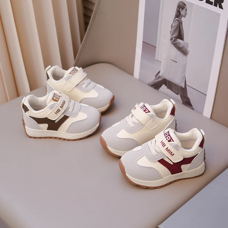 Scarpe da passeggio per bambini per bambini Suola morbida antiscivolo Scarpe sportive per ragazze dei ragazzi Traspiranti 2025 Nuove scarpe da ginnastica per bambini alla moda Flessibili - immagine 2