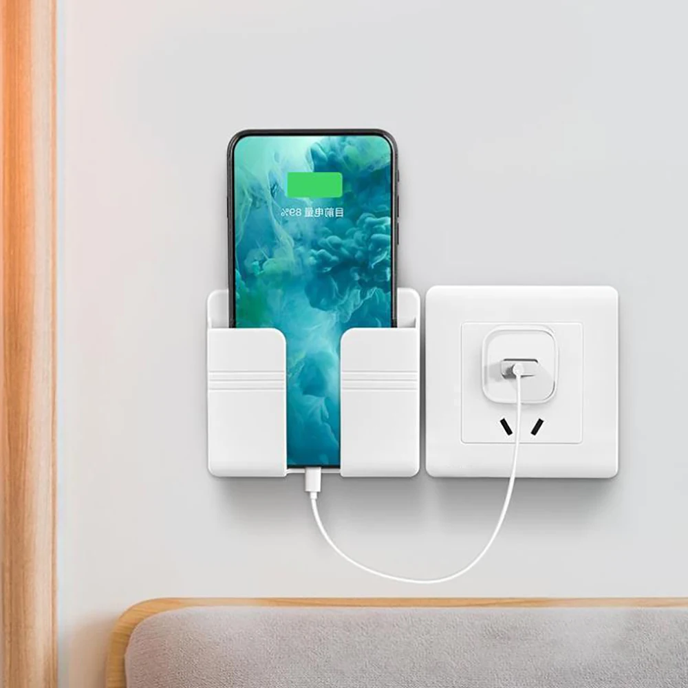 Crochet De Rangement Mural Pour Télécommandes, Idéal Pour Ranger Les Telecommandes De Televiseurs Et De Climatiseurs 4 Pieces Blanc 96982880