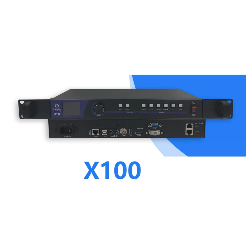 Linsn X100 / X102 LED Screen Professional High Resolution Multifunction Video Processor with Sending Card Inside