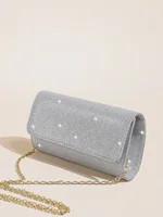 Glitter Evening Bag Clutch Purses for Women Ladies Sparkling Party Handbag Wedding Bag
