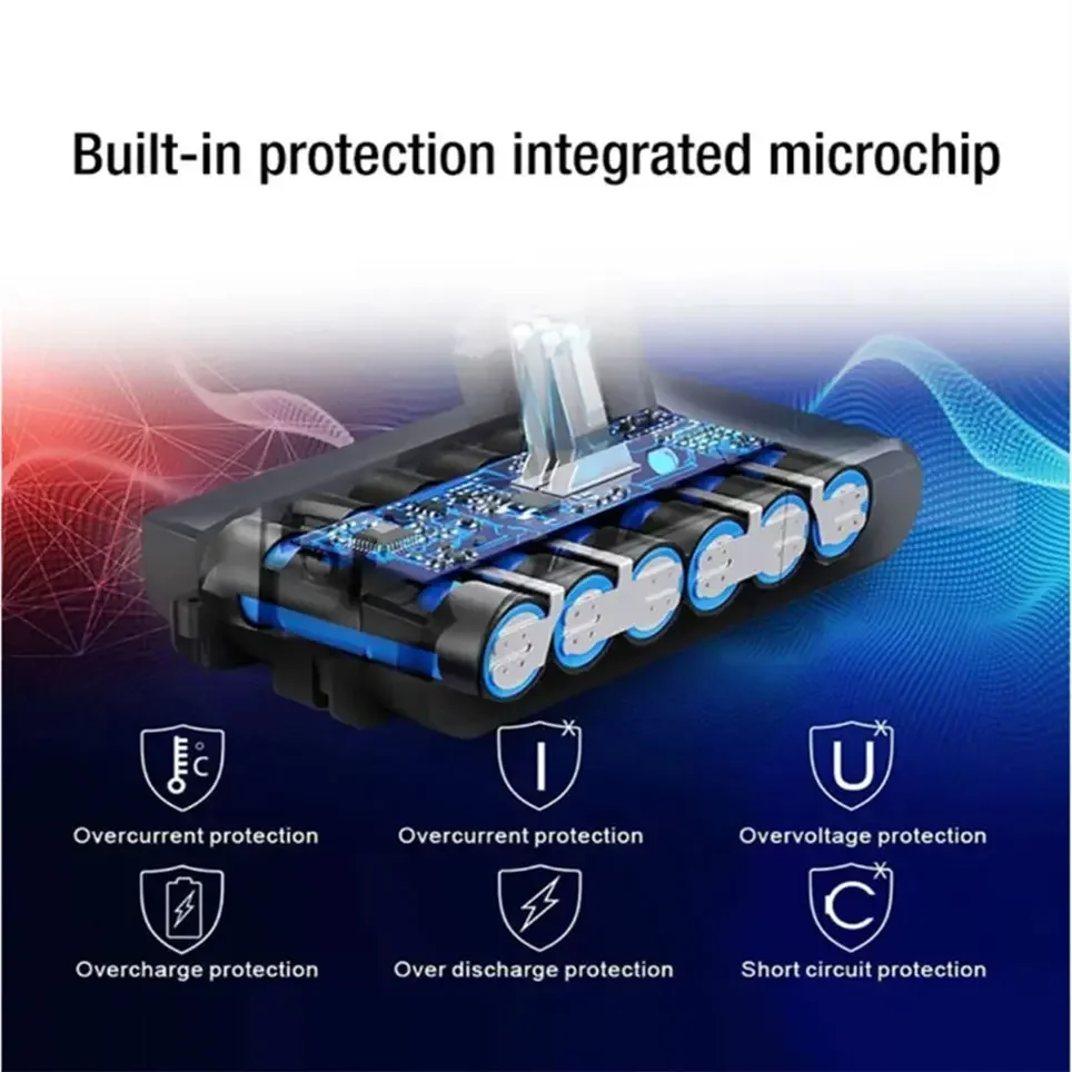 For Dyson V11 SV14 Series 25.2V Rechargeable Battery 6800mAh Suitable Vacuum Cleaner Replacement Battery V11 970145-02 6