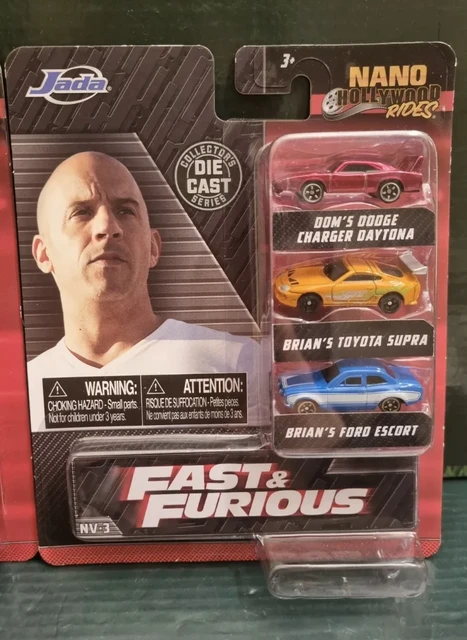 Fast and Furious Nano Car Keychain Jada Nano Hollywood Rides