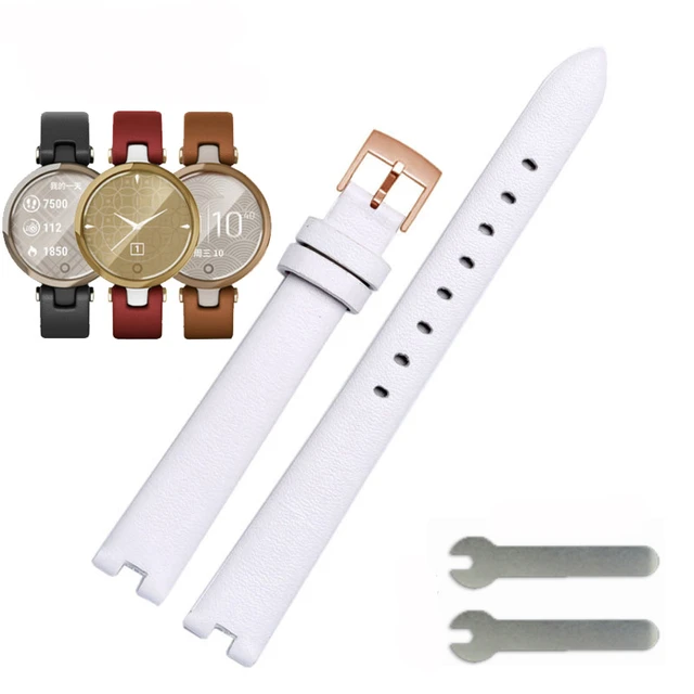 Bracelet de montre en cuir véritable pour Garmin Lily, bracelet de