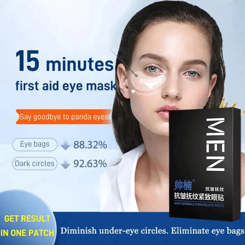 

Eyes Bag Remove Collagen Eye Patch Instant Fade Fine Particles Anti-Puffiness Dark Eye Care Lines Mask Circles Eye Fat Kore K4E8