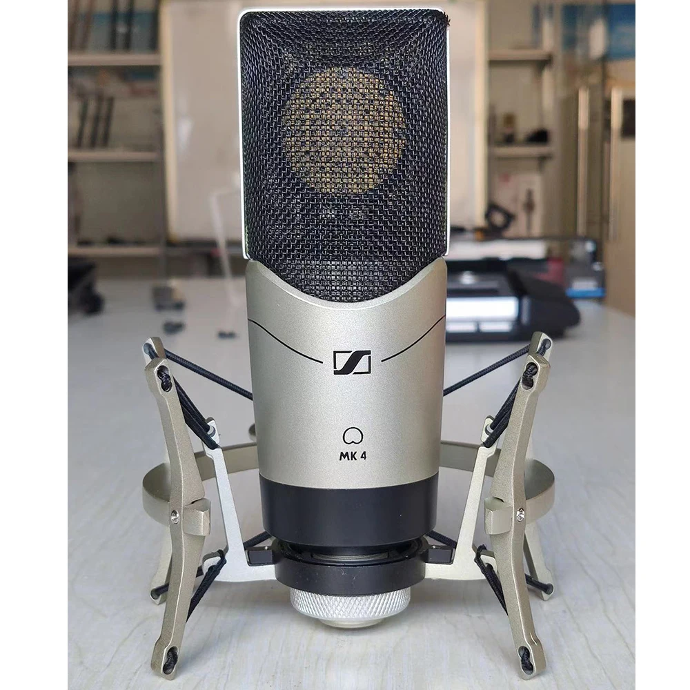 

MK4 Microphone Professional level large-diaphragm true condenser Microfonos for Singing Studio Recording Live Broadcast