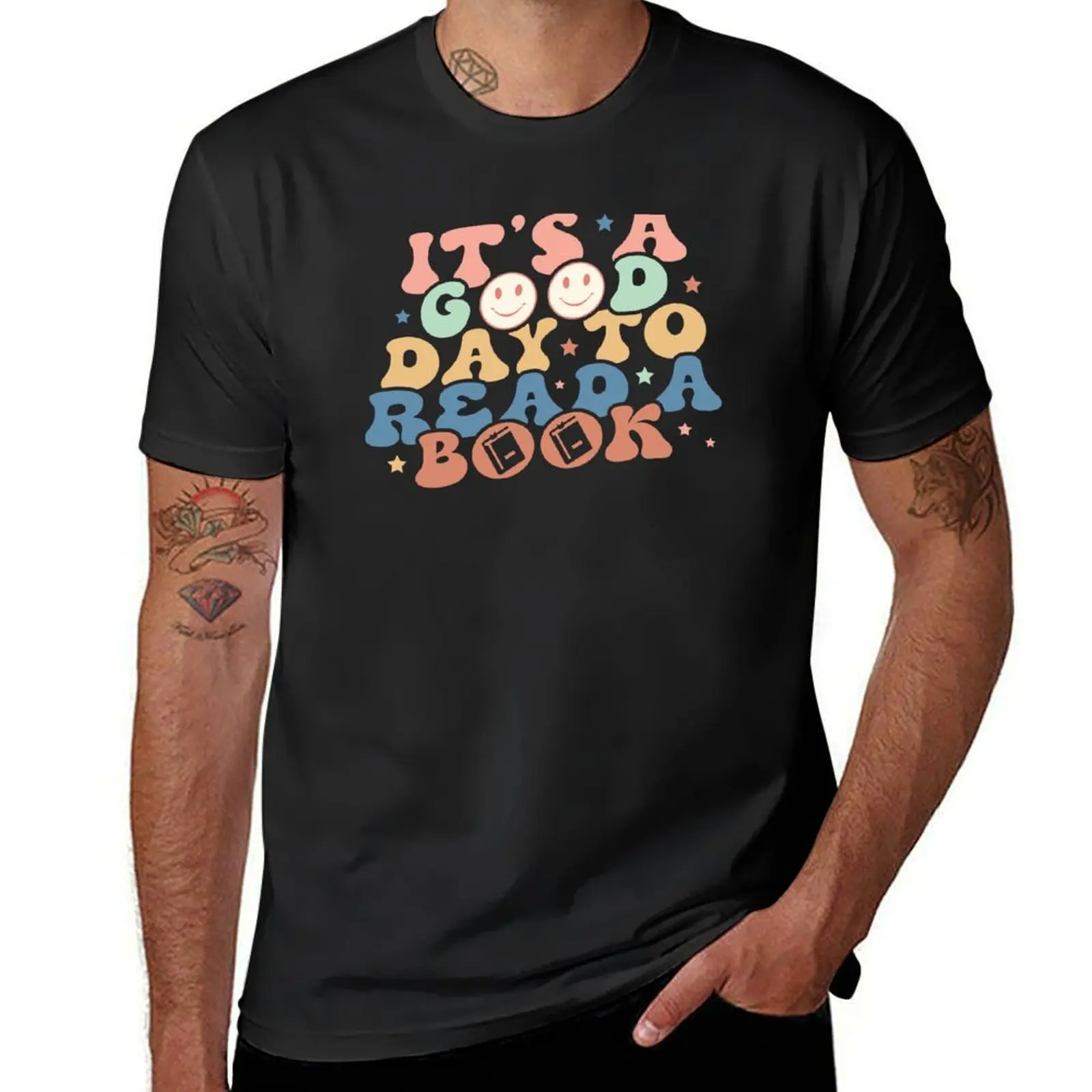

Its a Good Day To Read a Book T-Shirt cute tops summer top heavyweights boys animal print mens t shirts