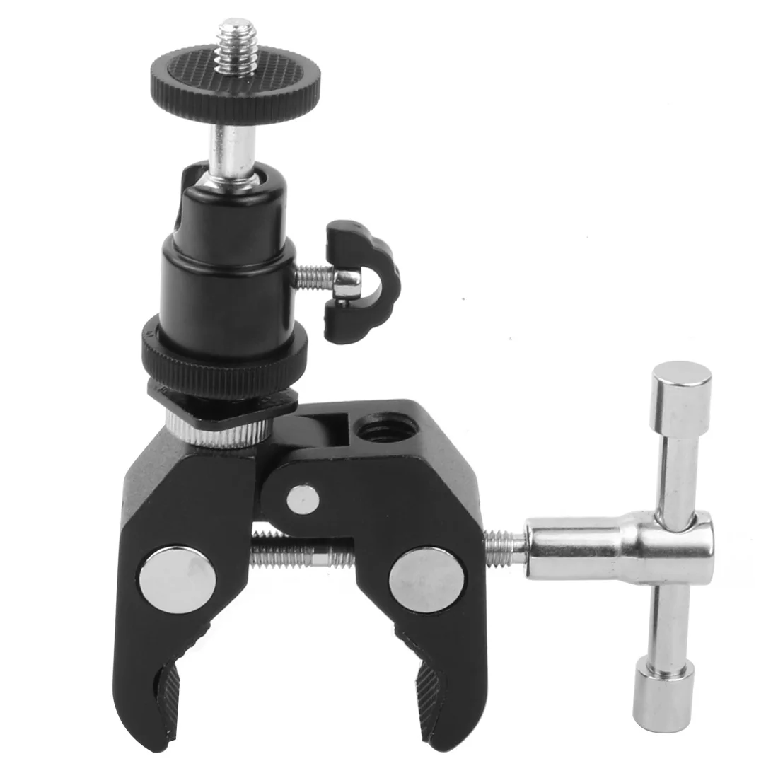 Super Clamp Mount Holder with Tripod Ball Head Adapter for Gopro For Insta360 DS