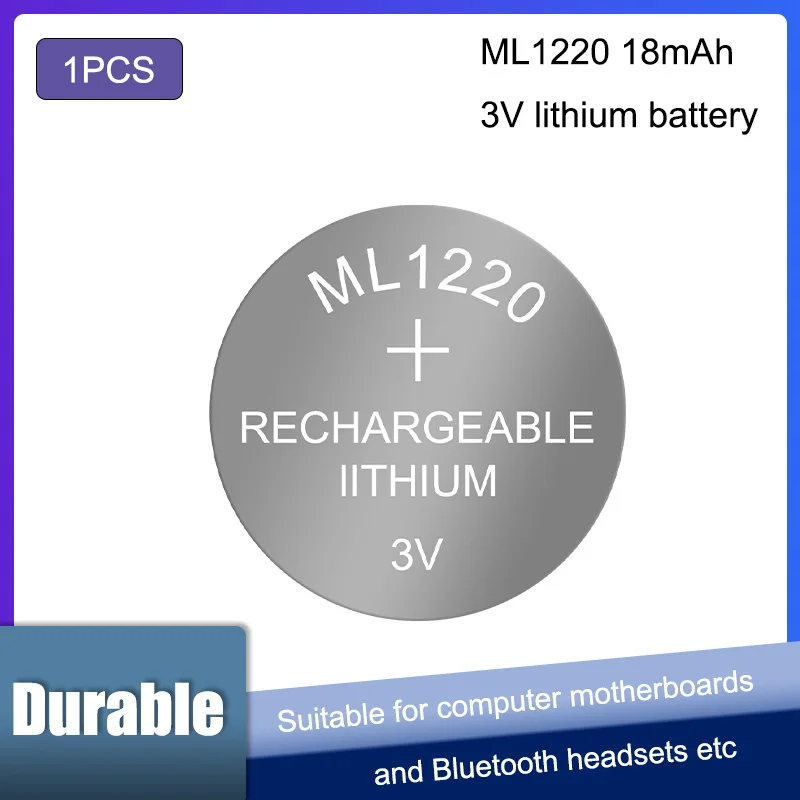 1PCS-Original-3V-ML1220-3V-ML-1220-18mAh-Rechargeable-Batteries-CMOS ...