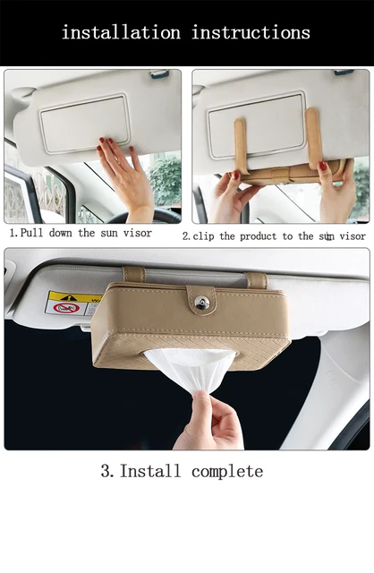 LULECI Advanced Sense Thousand Bird Lattice Car Tissue Box Female Car Seat  Back Armrest Paper Box Interior Decoration Supplies - AliExpress