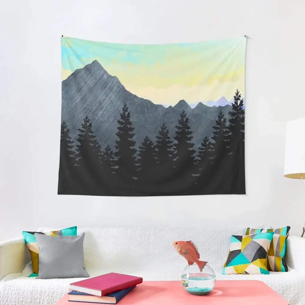 

Mountain Range with Crystal Sky. Tapestry Room Decor Decorations For Room Decoration For Rooms Tapestry