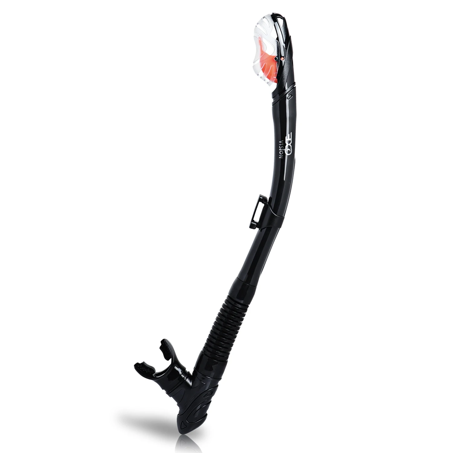 EXP VISION Dry Snorkel, Adult Dive Snorkel Free Breath Diving Snorkel Tube Food-Grade Silicone Mouthpiece Snorkeling Gear 5