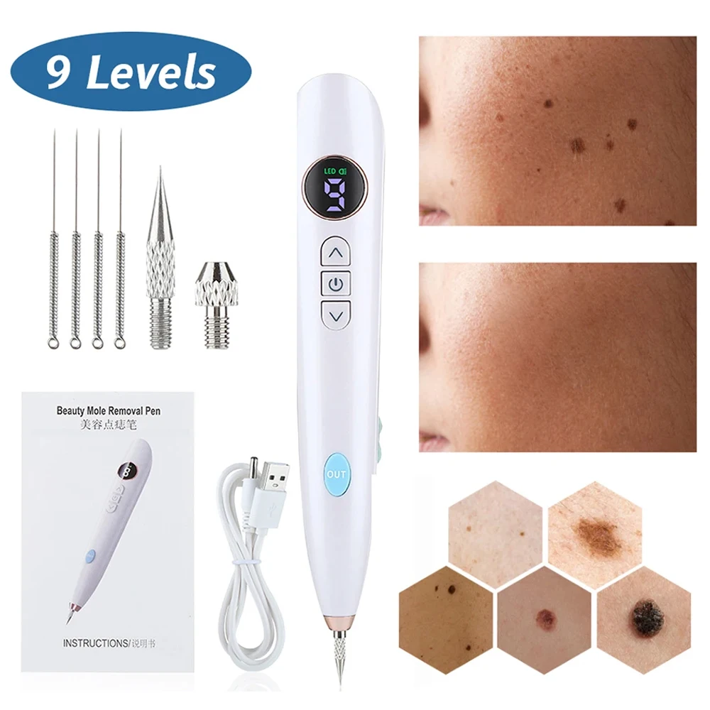 Laser Plasma Penna Lentiggine Rimozione Macchina Lcd Mole Rimozione Macchia Scura Rimozione Pelle Verruca Etichetta Tatuaggio Strumento Di Bellezza Sa