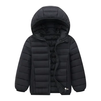 Kids Lightweight Hooded Down Jacket 1