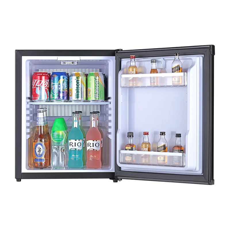 Mini refrigerator mute with lock, guest room heat pipe type small refrigerator 3