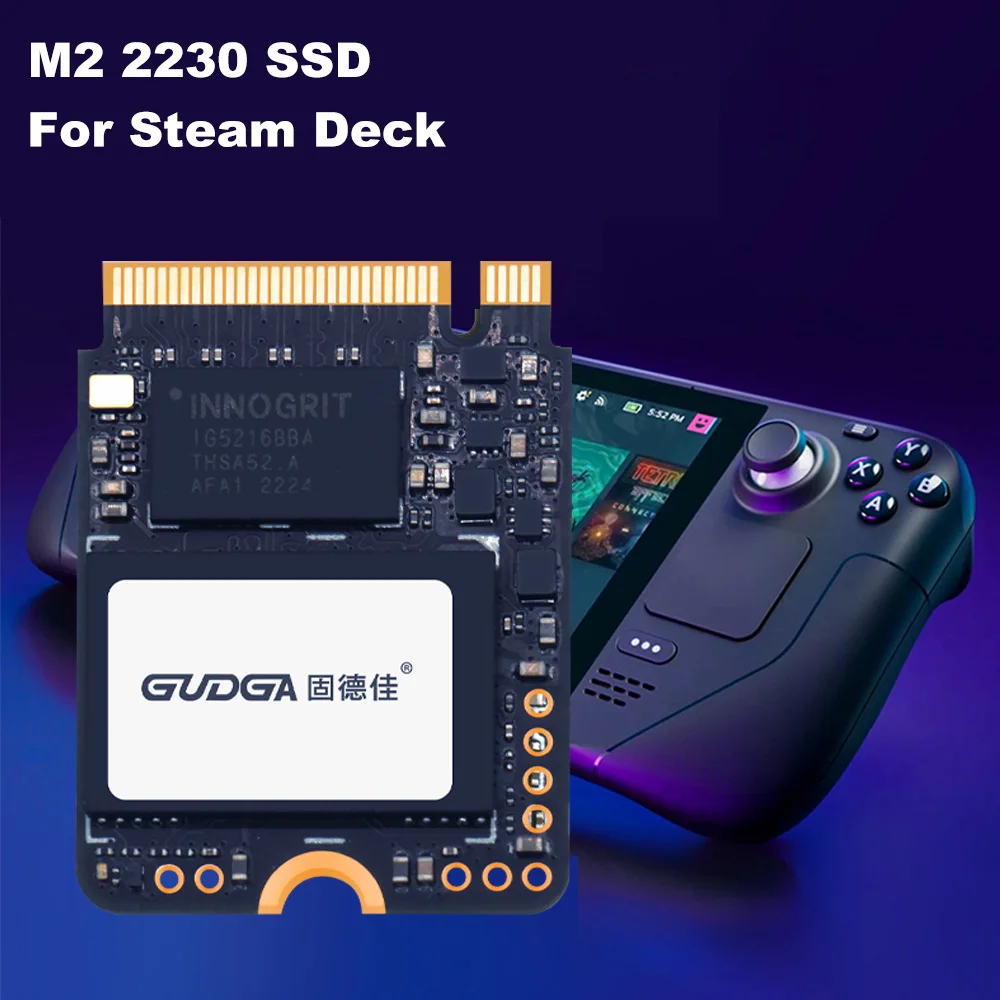 Gudga-unidade Interna de Estado Sólido Disco Rígido Ssd m2 para Steam Deck Microsoft Surface Laptop Nvme 2230 1tb 512gb Pcie3.0x4 - Imagem 4